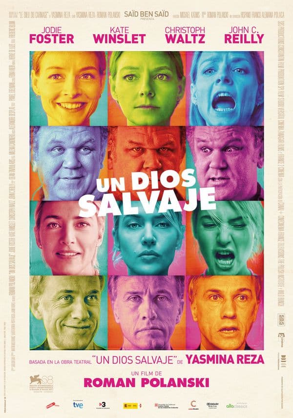 Cartell de Un dios salvaje